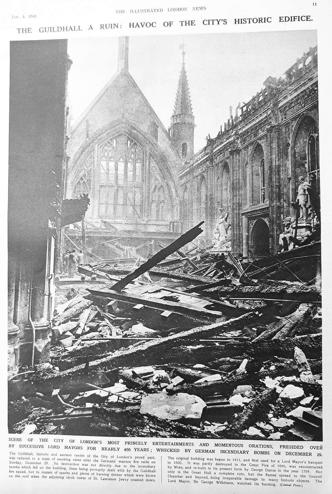 guildhall the blitz